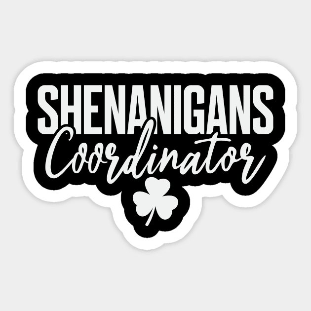 Shenanigans Coordinator Sticker by CREATIVITY88